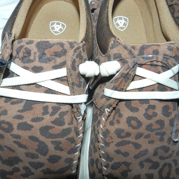 Ariat Hilo Leopard Fringe Leather Cruiser Women's BNWT!!🆕📦⌚🏃💨⚡🚚 - Picture 9 of 16